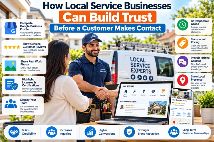 How Local Service Businesses Can Build Trust Before a Customer Makes Contact