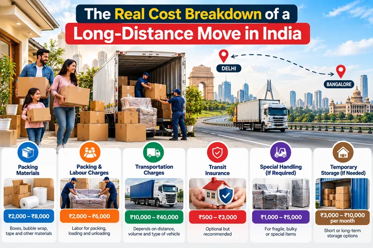 The Real Cost Breakdown of a Long-Distance Move in India